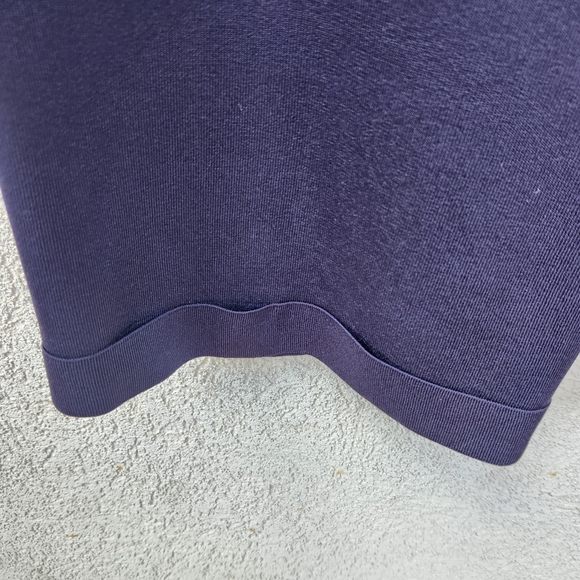 EXCLUSIVELY MISOOK Women's Cropped Wide Leg Pant Extra Large Navy Blue Stretch - Picture 10 of 11